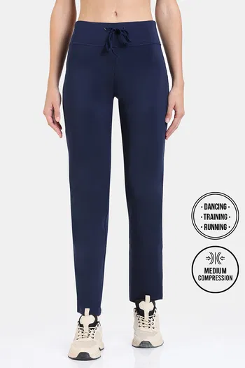 Buy Zelocity Quick Dry Gym Straight Fit Pants - Pageant Blue